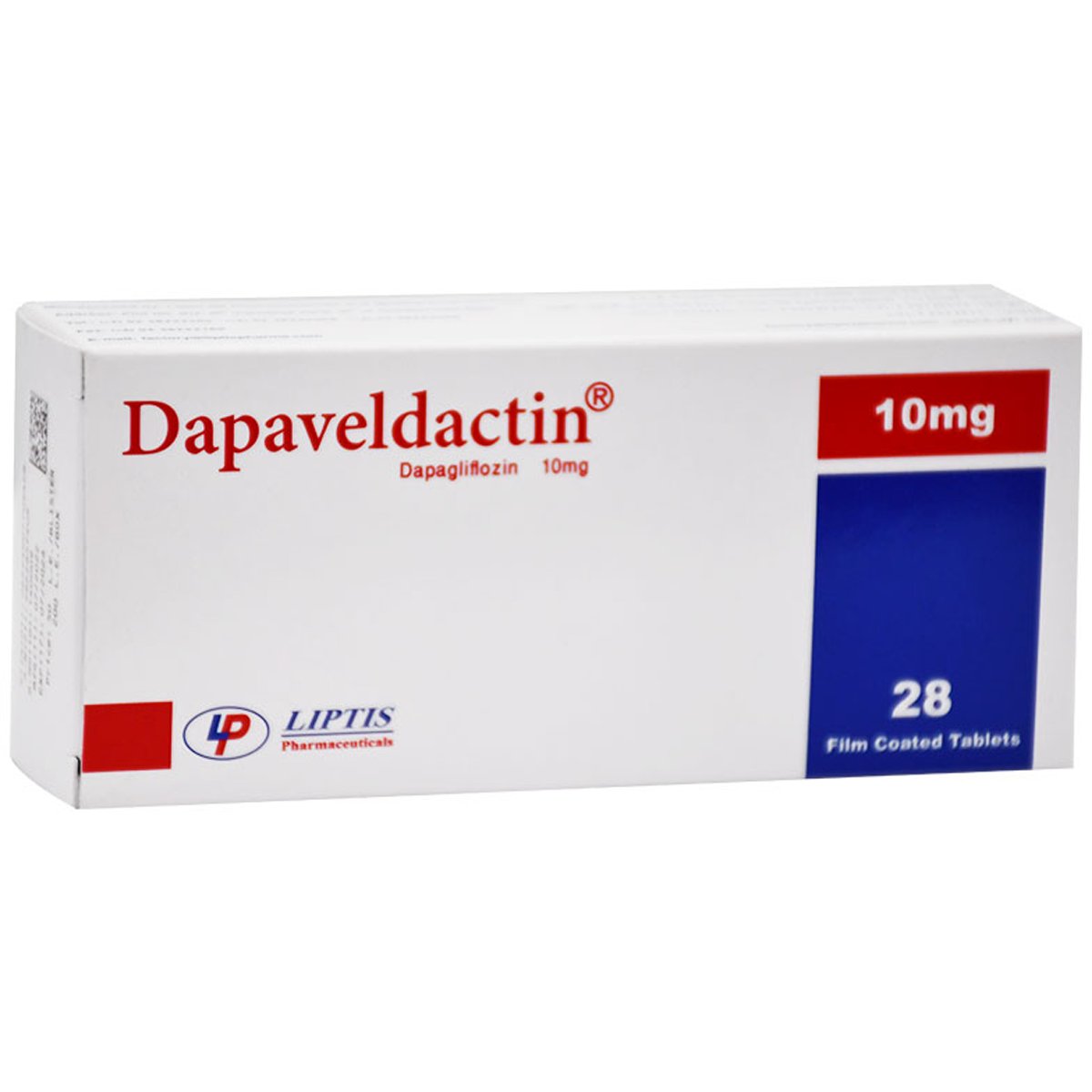 Dapaveldactin 10mg 28 Film Coated Tablets