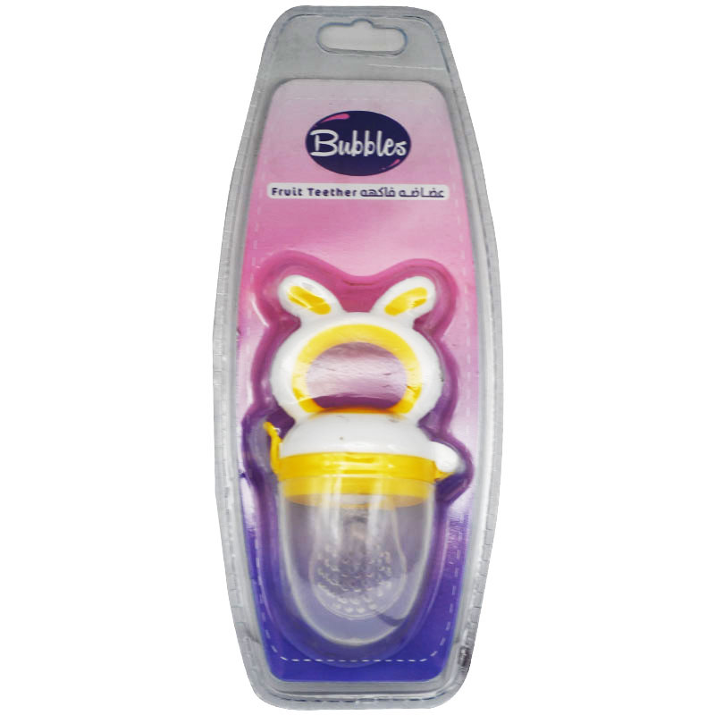 Bubbles Fruit Teether Yellow