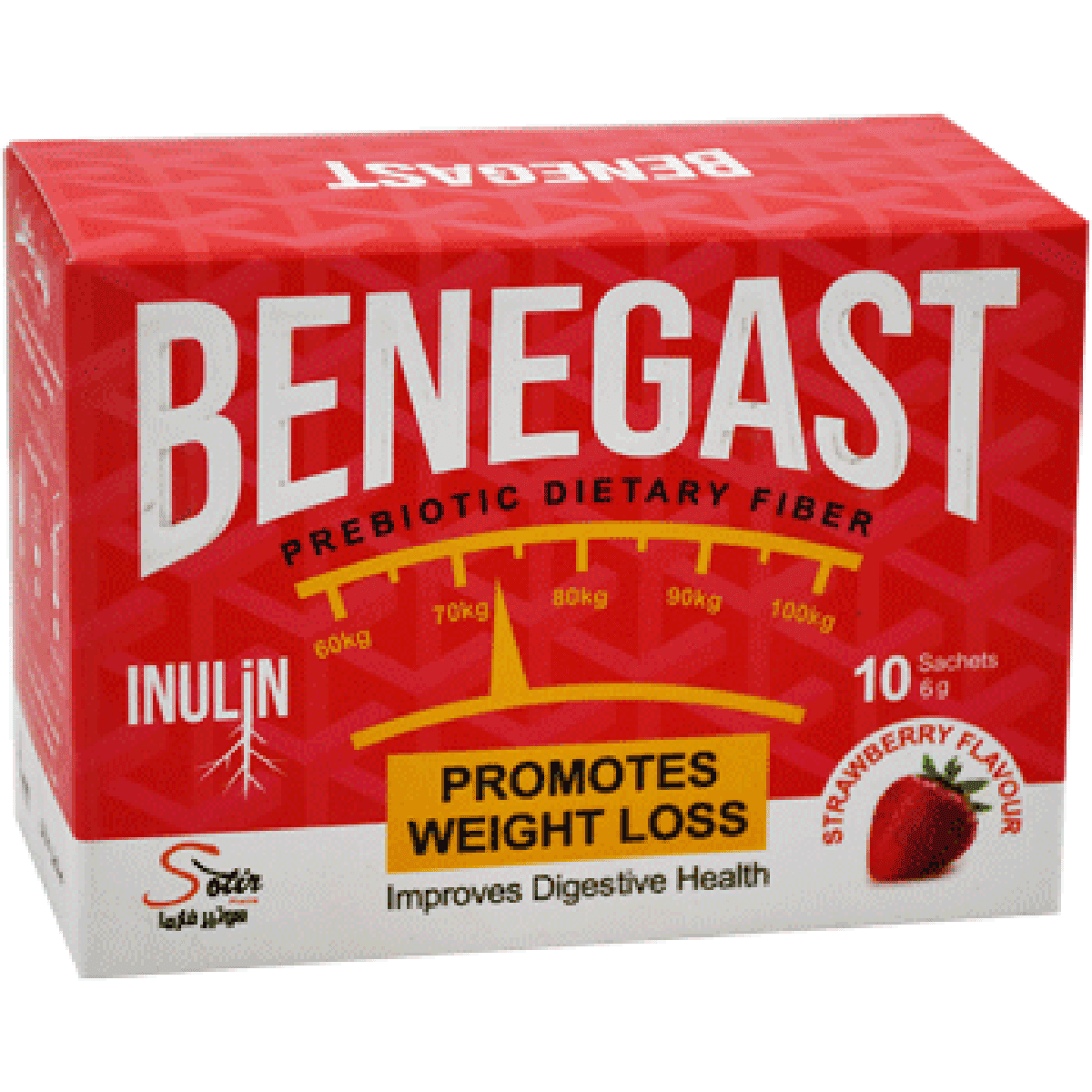Benegast 6gm/Sachet Strawberry Flavor 10 Sachet