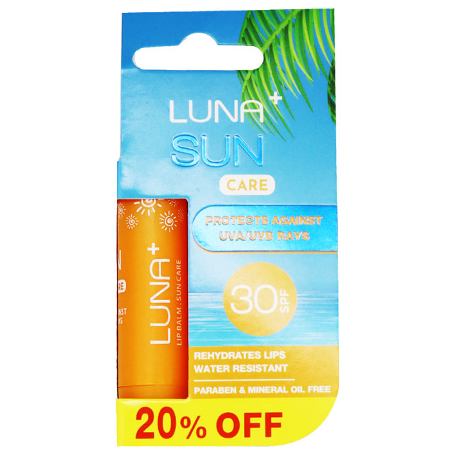 Luna Sun Care Lip Balm SPF(30) 3.5gm 20% (Offer Pack)