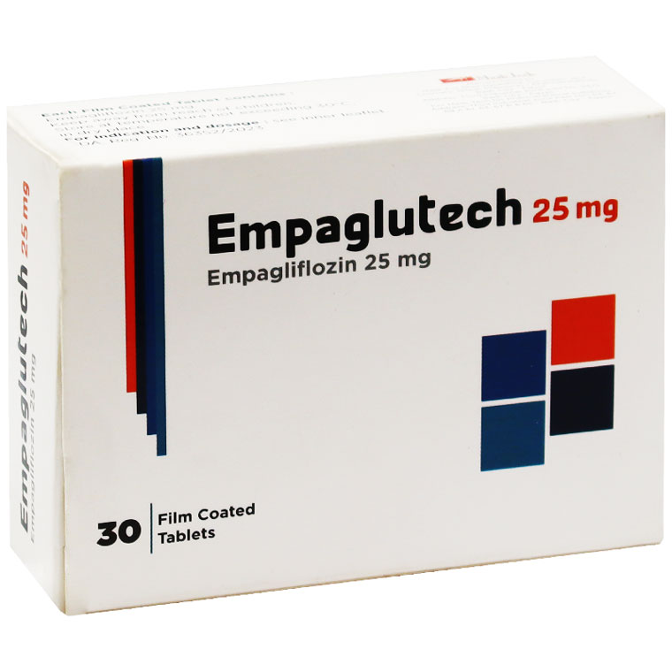 Empaglutech 25mg 30 Film Coated Tablets
