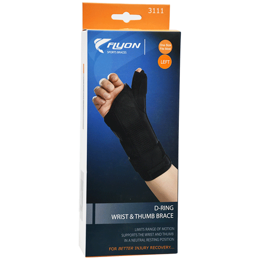 Flyon D-Ring Wrist&Thumb Brace One Size /Left/3111