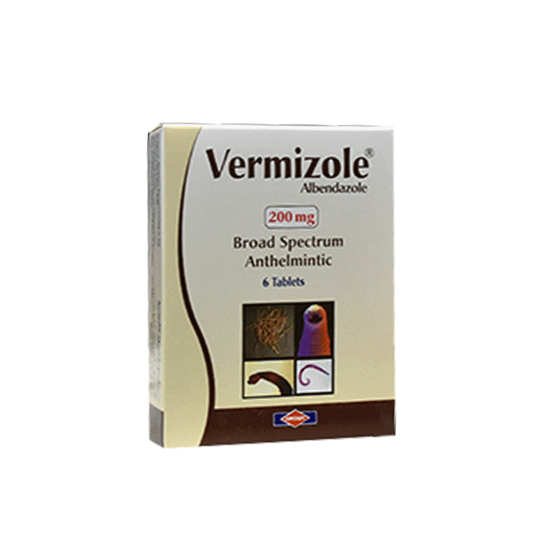 Vermizole 200mg 6 Tablets