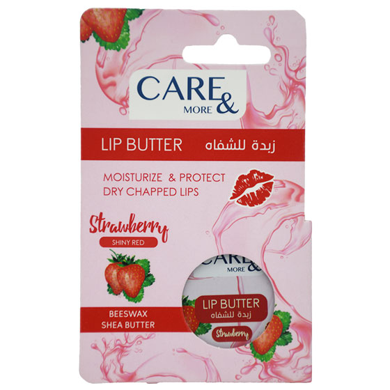 Care&More Lip Butter Strawberry 20gm