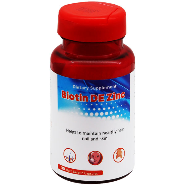 Biotin De Zinc 30 Hard Gelatin capsules