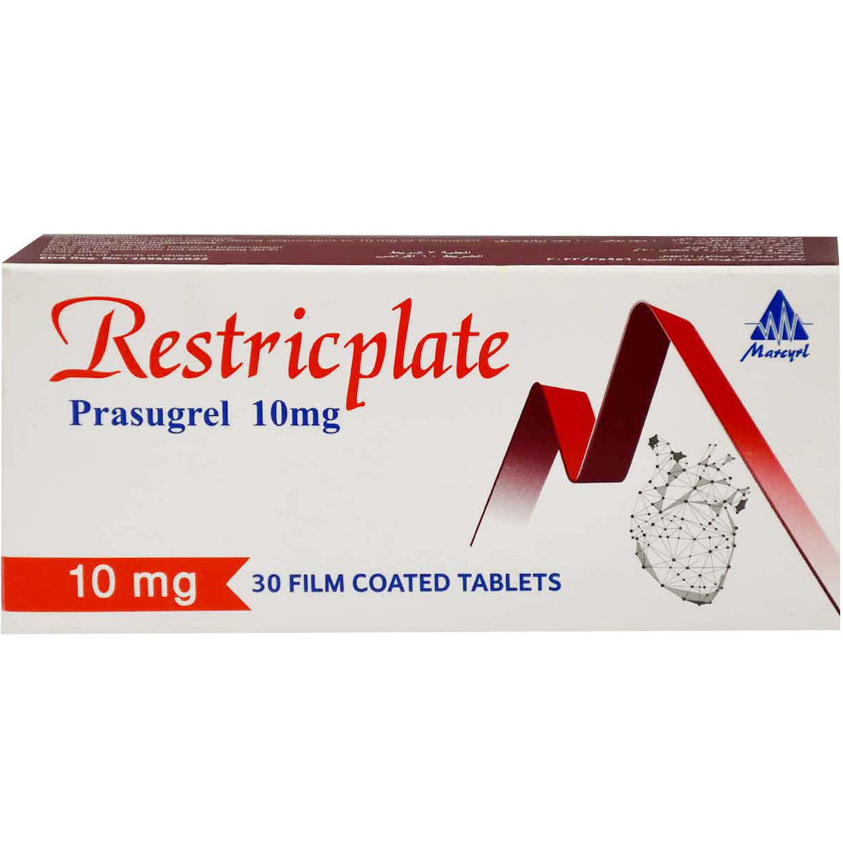 Restricplate 10 mg 30 Film Coated Tablets