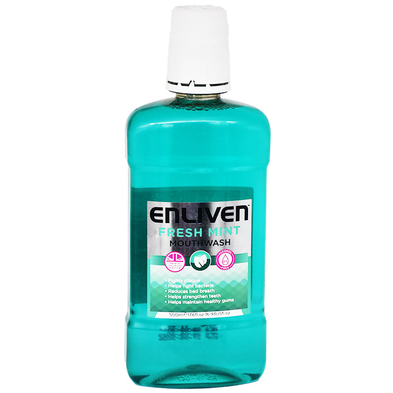 Enliven Fresh Mint Mouth Wash 500ml