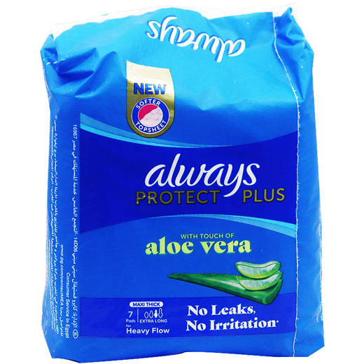 Always Protect Plus Maxi Extra Long 7 Pieces