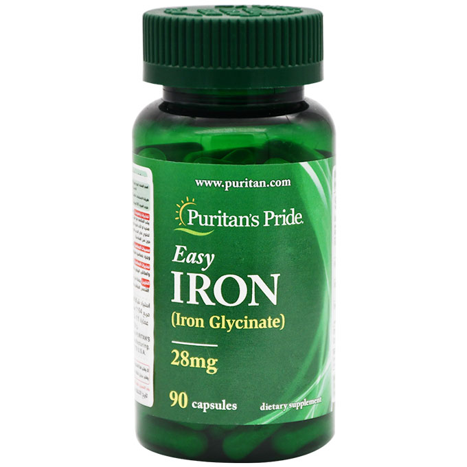 Puritan's Pride Easy Iron 28mg 90 Capsule