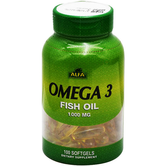 Alfa Omega 3 Fish Oil 1000mg 100 Capsules