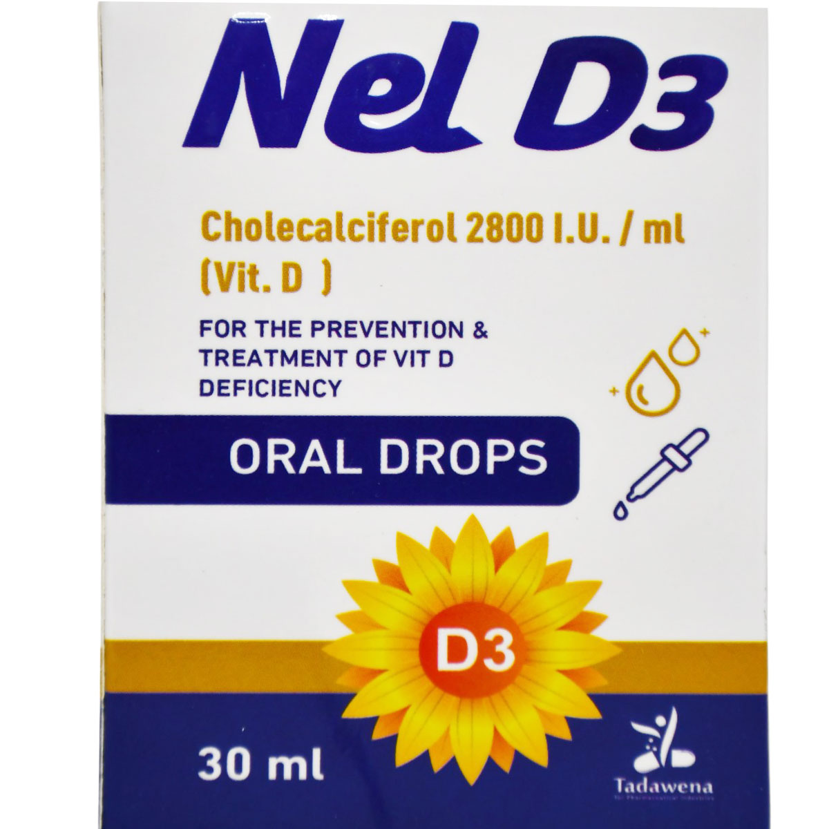Nel D3 2800IU/ml Oral Drops 30ml