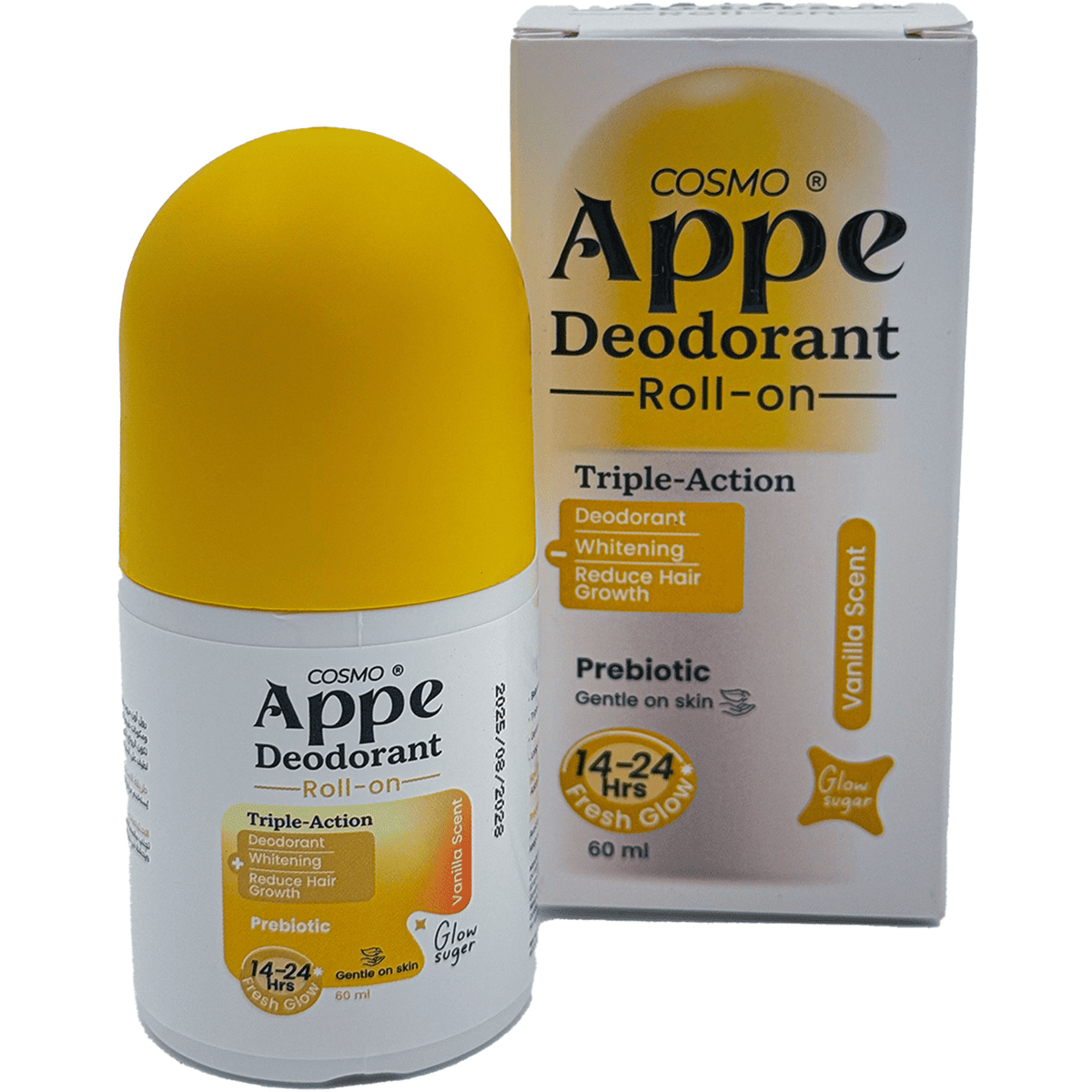 Cosmo Appe Vanilla Scent Deodorant Roll On For Women 60 ml