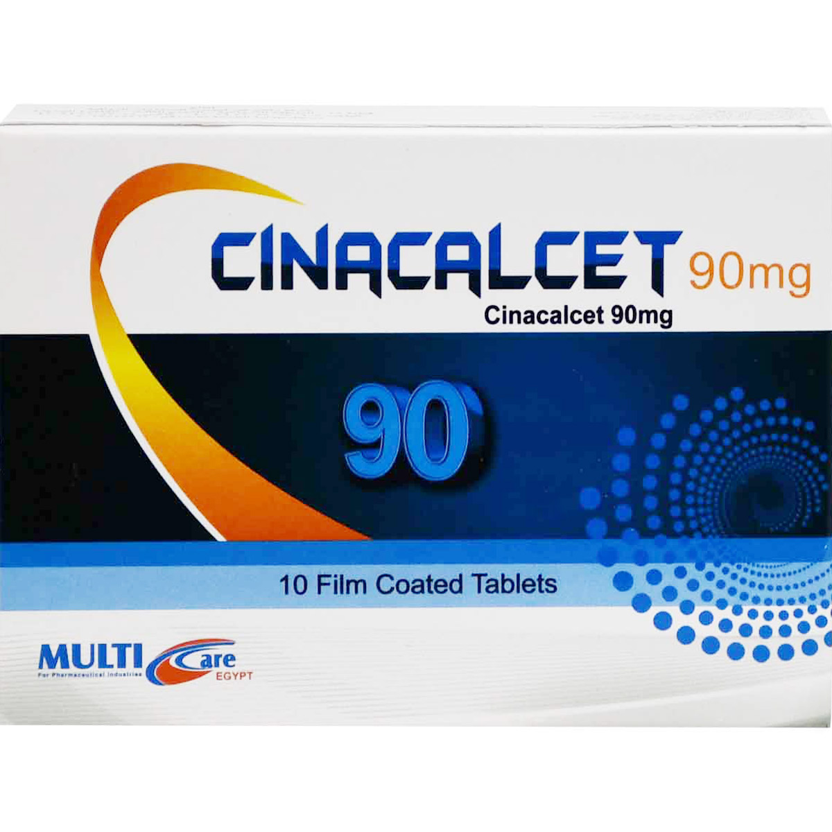 Cinacalcet 90 mg 10 Film Coated Tablets