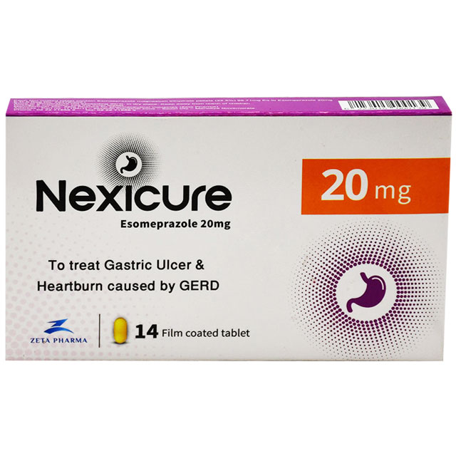 Nexicure 20mg 14 Film Coated Tablets