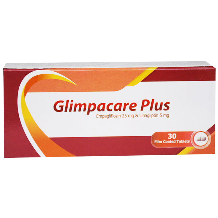 Glimpacare Plus(25mg +5mg ) 30 Film Coated Tablets