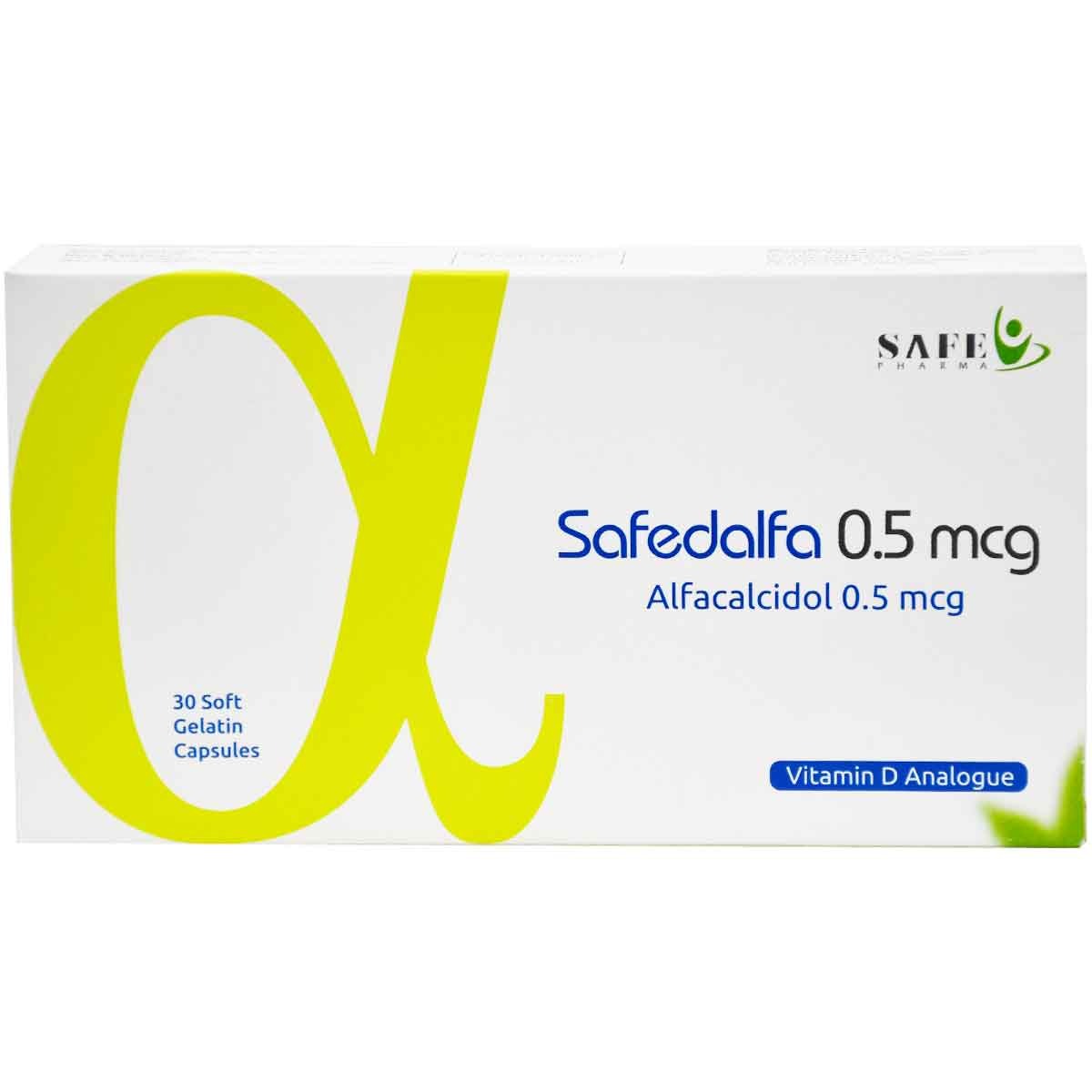 Safedalfa 0.5 &micro;g 30 Soft Gelatin Capsules
