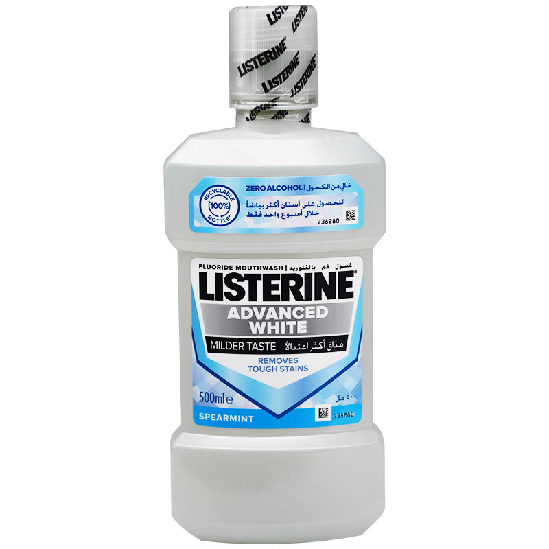 Listerine Advanced White Mild Taste 500ml