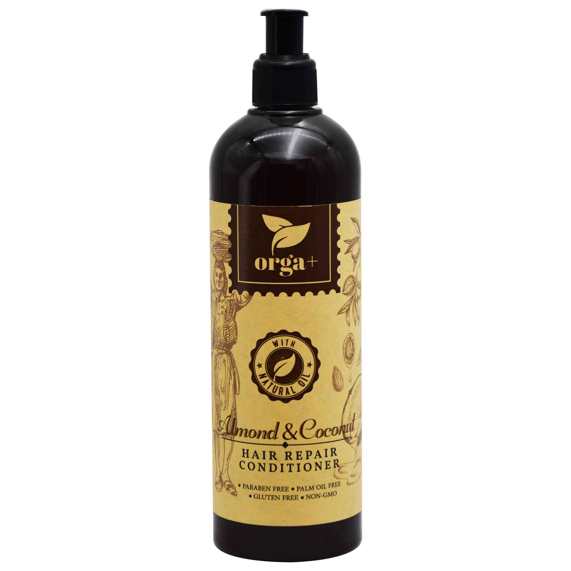 Orga+ Almond and Coconut Hair Repair Conditioner 500ml