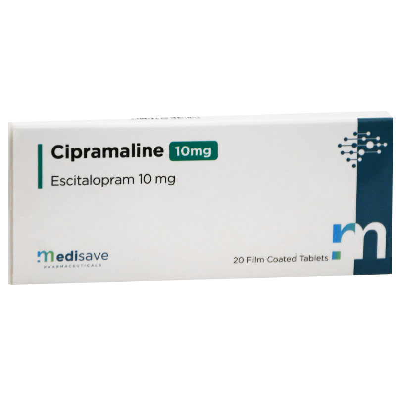 Cipramaline 10mg 20 Scored Film Coated Tablet