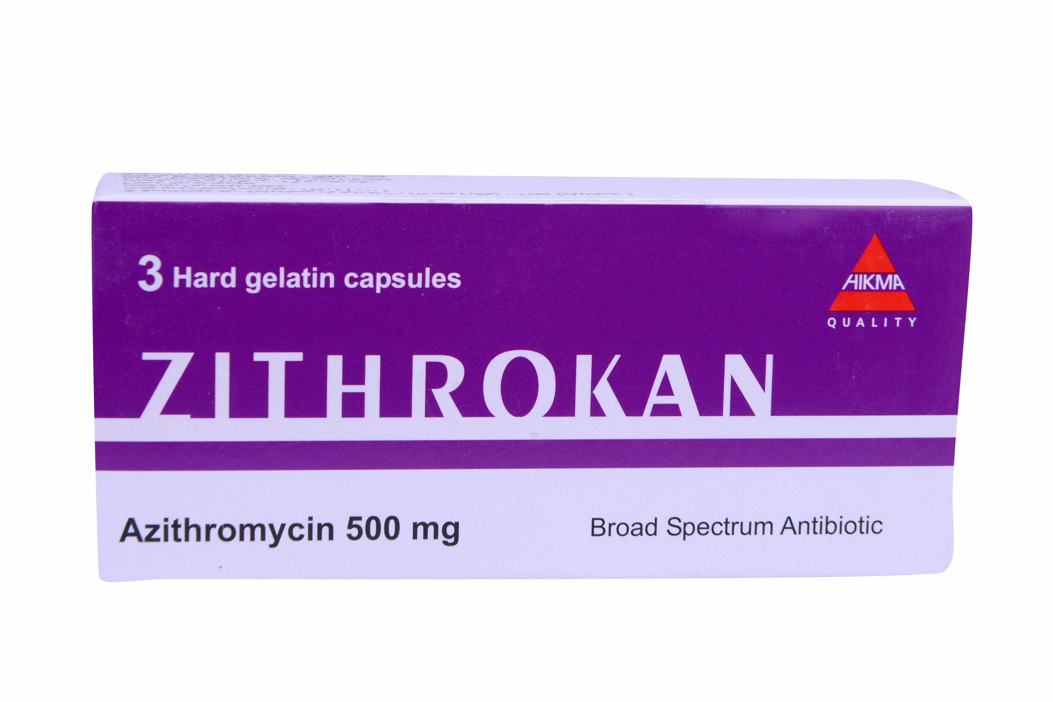 Zithrokan 500mg 3 Capsules