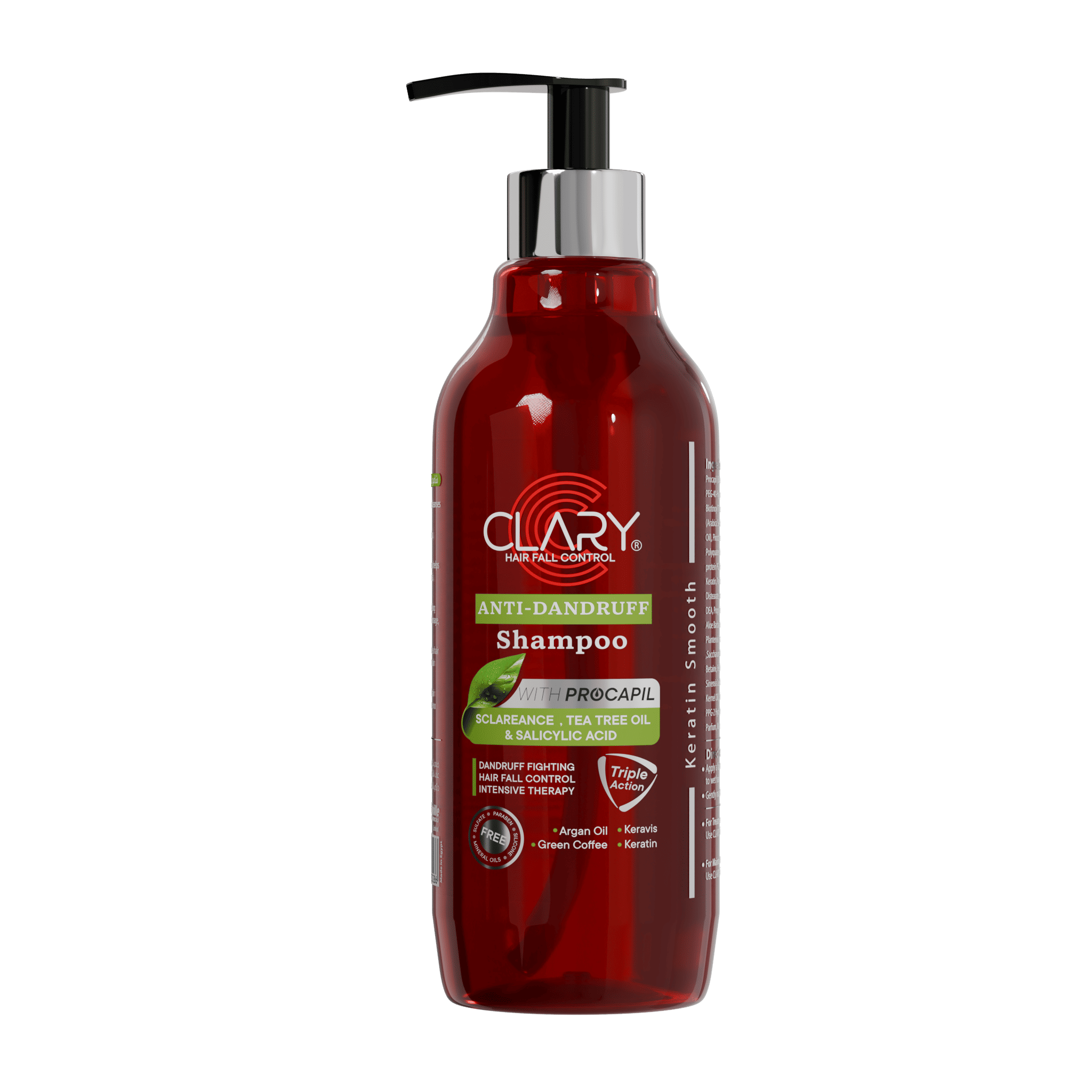 Clary Hair Fall Control Anti Dandruff Shampoo With Procapil 300ml