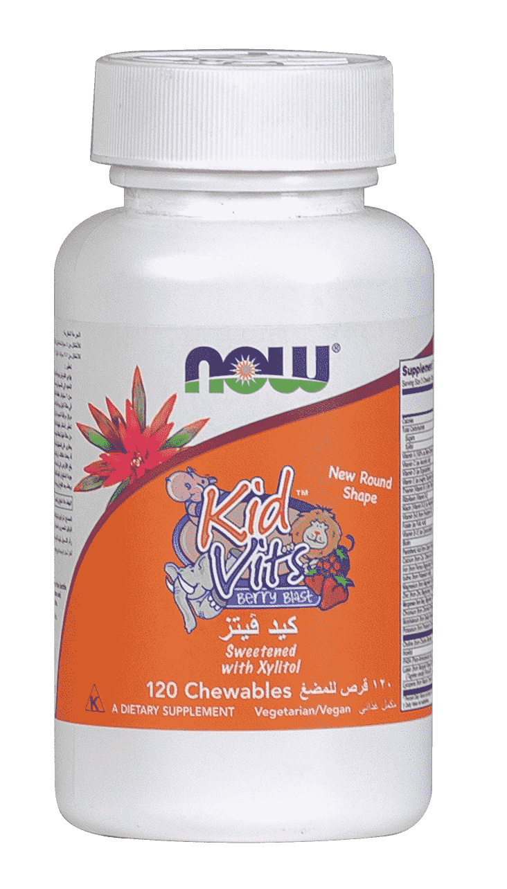 Now Kid Vitamins Berry Blast 120 Chewable Tablets