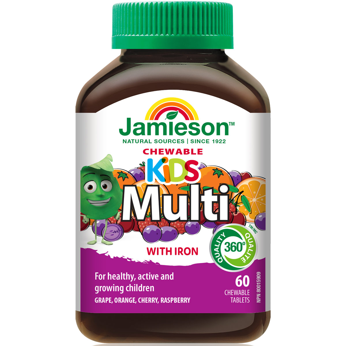 Jamieson Kids Multi With Iron 60 Chewable Tablets