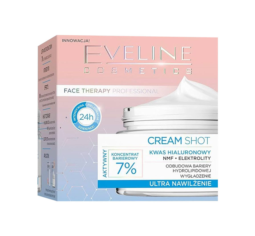 Eveline Hyaluronic Acid Ultra Moisturizing Cream Shot 50ml