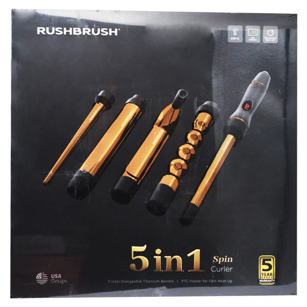 Rush Brush 5X1Spin Curler