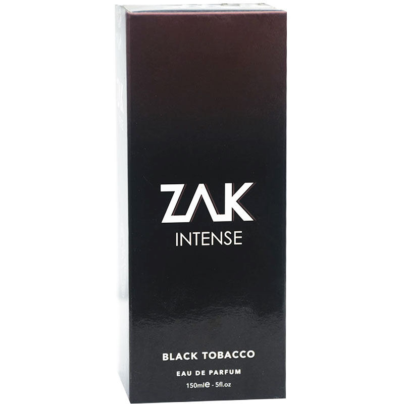 Zak Intense Black Tobacco Eau De Parfum For Men 150ml