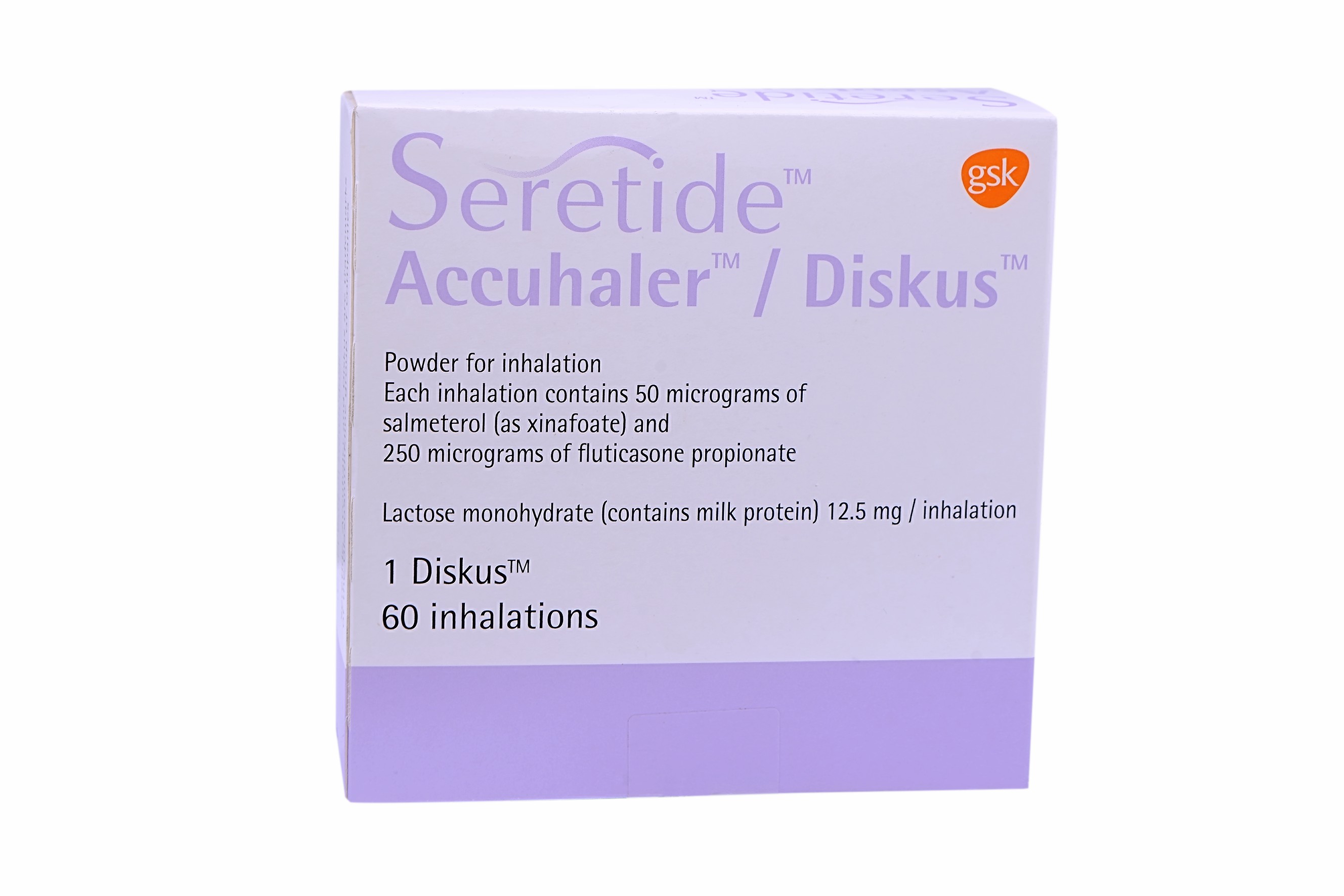 Seretide 50/250mcg 60Dose Diskus