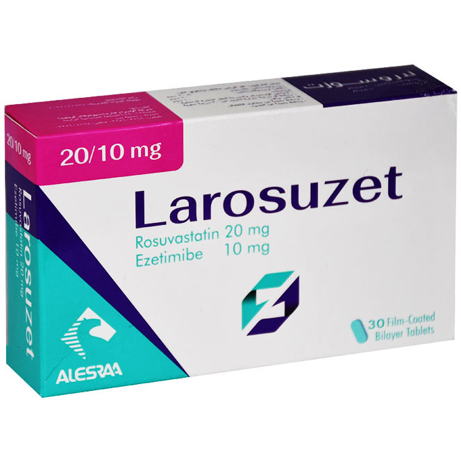 Larosuzet 10/20mg 30 Film Coated Tablets