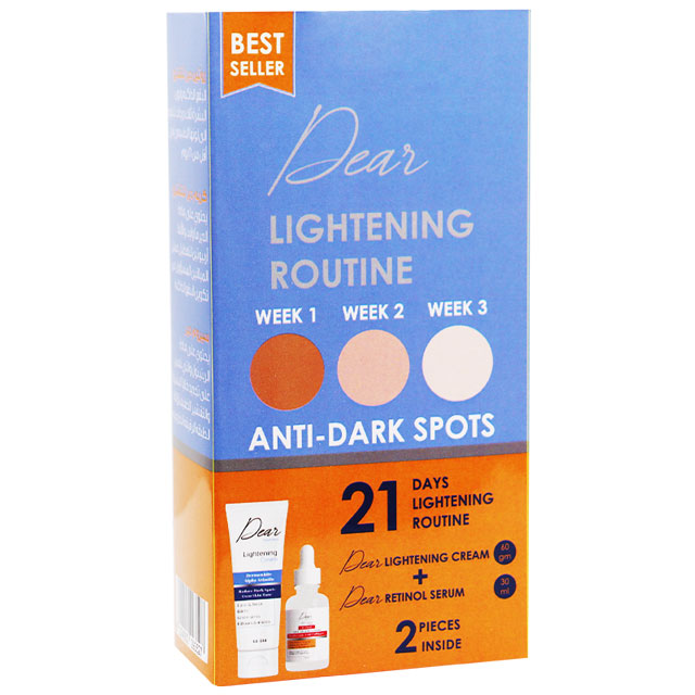 Dear ( Lightening Cream 60ml + Anti-Aging Serum 30ml ) (Offer Pack)