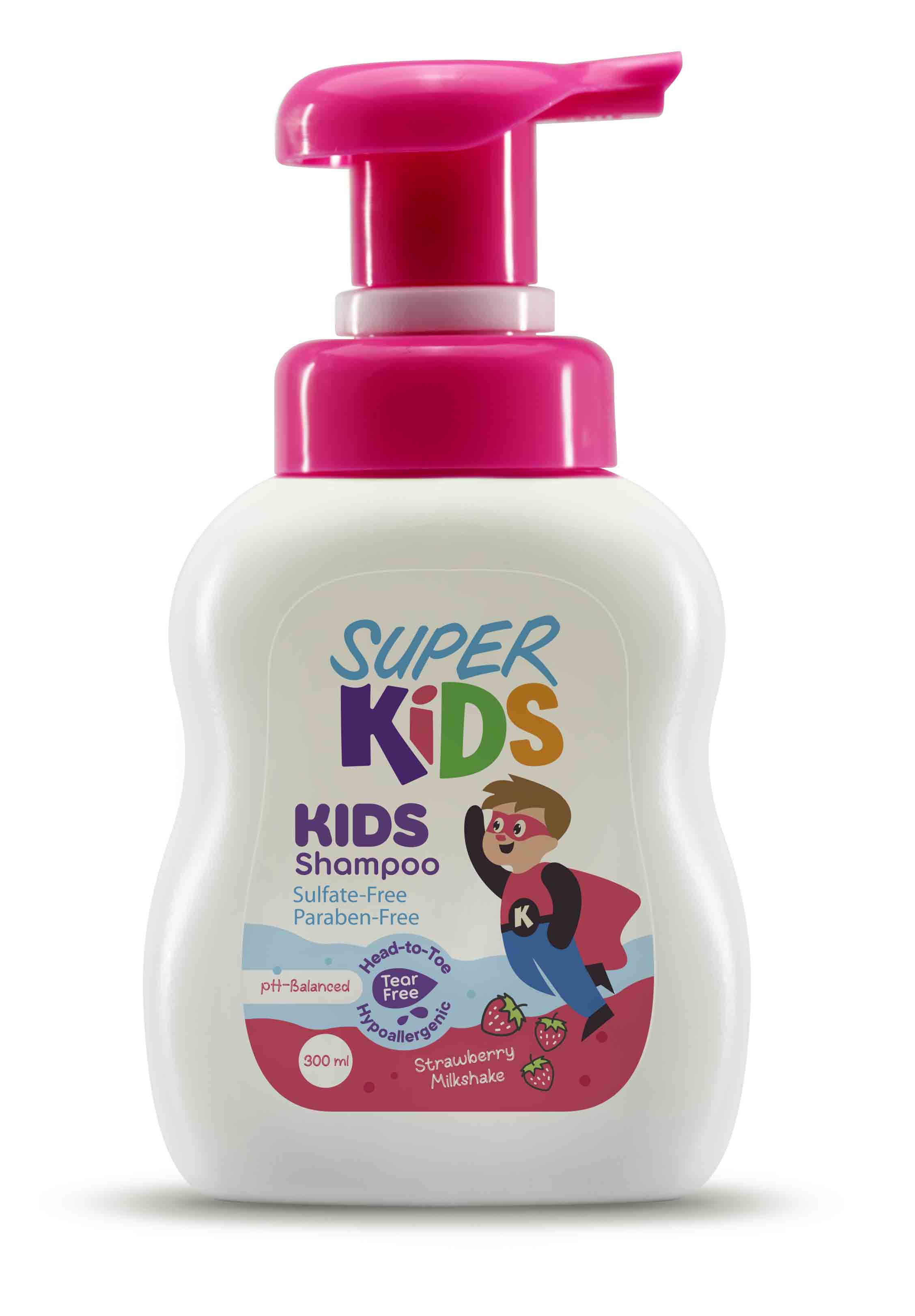 Super Kids Shampoo Strawberry 300ml