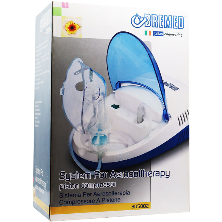 Bremed System For Aerosol Therapy Piston Compressor Nebulizer/Bd5002