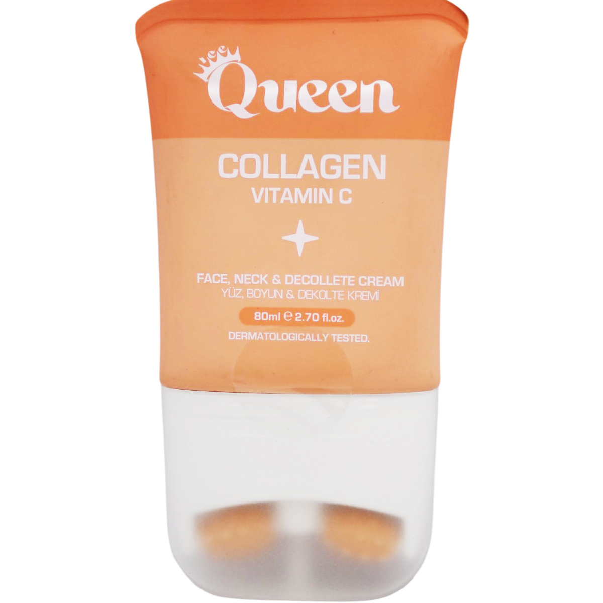 Queen Collagen Vitamin (C) Face Neck and Decollete Cream 80ml image number 0