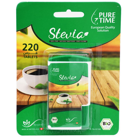 Stevia Pure Time Zero Calorie Sweetener 220 Tablet