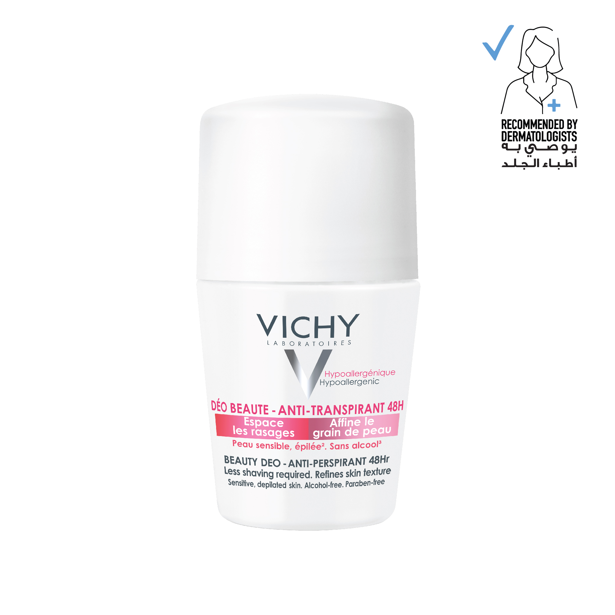 Vichy Beauty Deo 48 Hours Sensitive Skin Roll On For Women 50ml