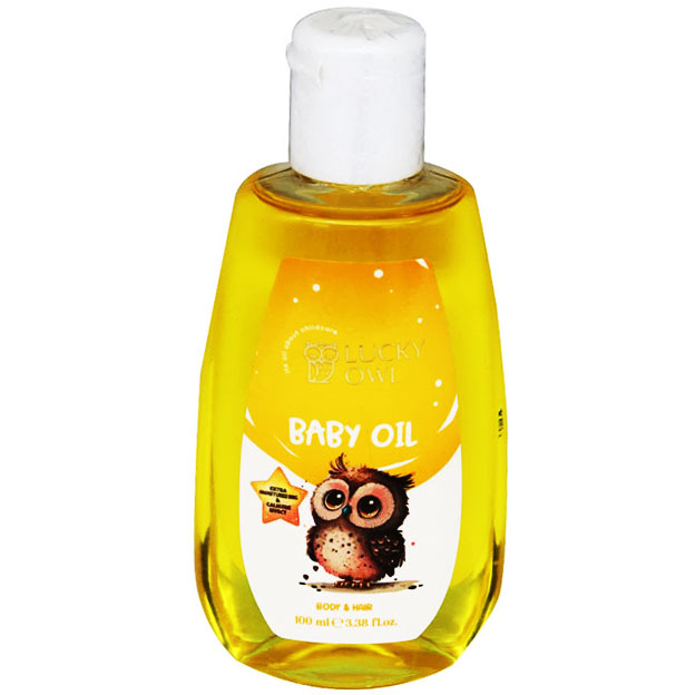 Lucky Owl Baby Oil For Body and Hair 100ml