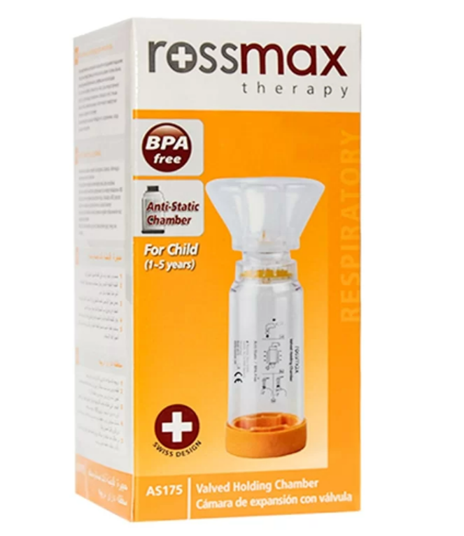Rossmax Aerochamber Large (1 to 5 Years) Orange