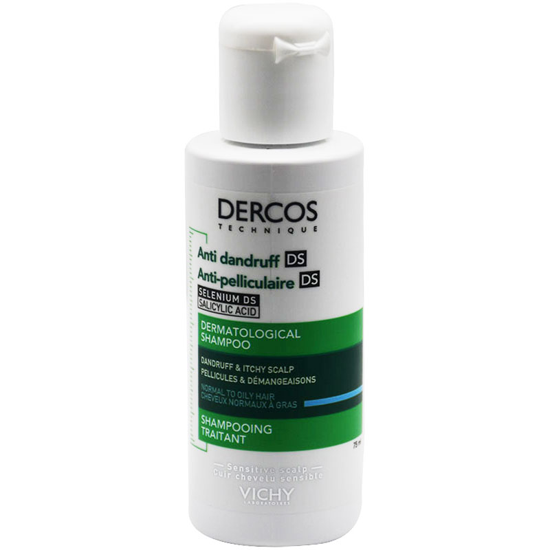 Vichy Dercos Anti Dandruff Shampoo For Normal And Oily Hair 75ml