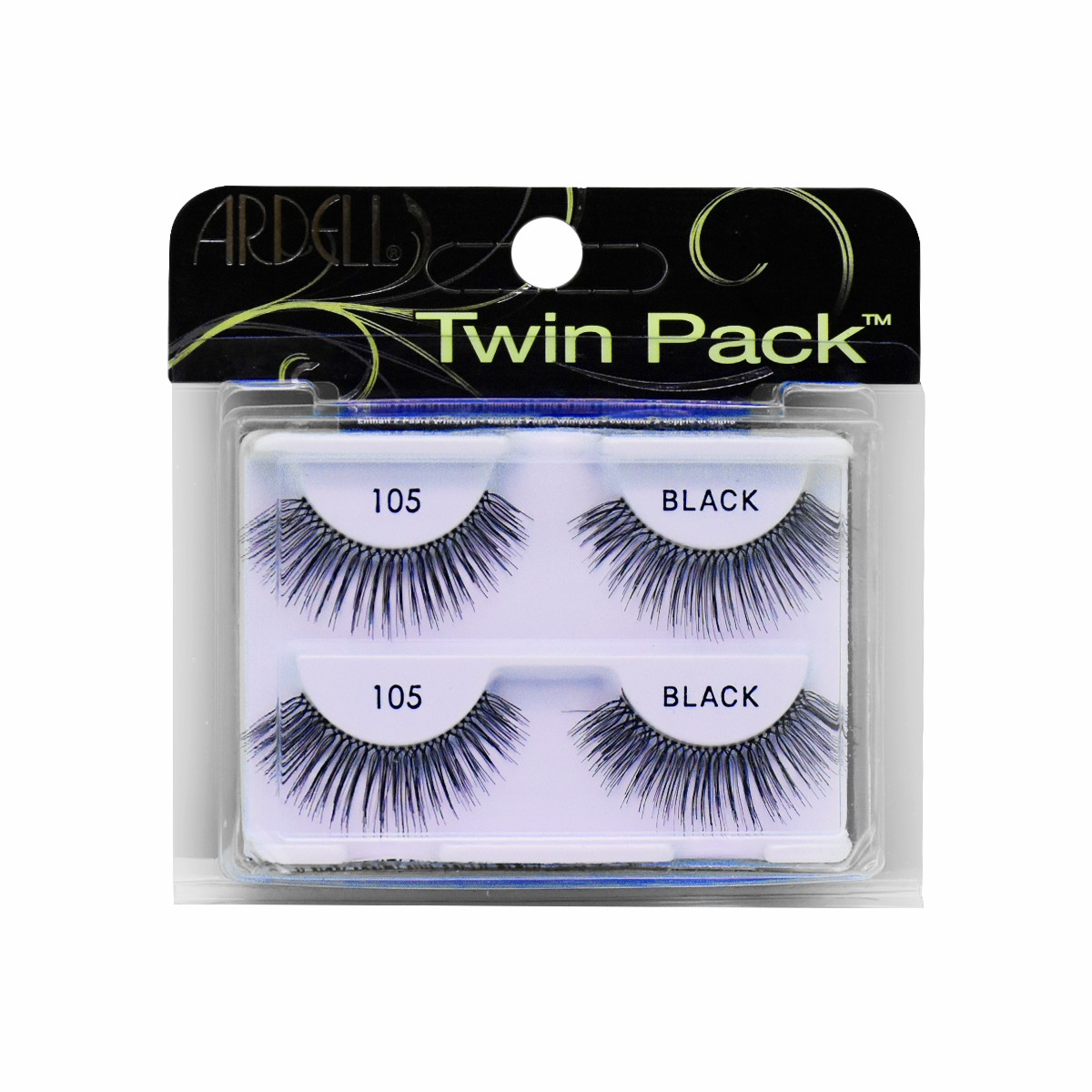 Ardell Eyelash Twin Pack Black/105