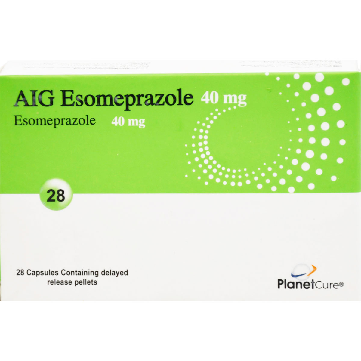 AIG Esomeprazole 40mg 28 Delayed Release Capsules (2 Strips)