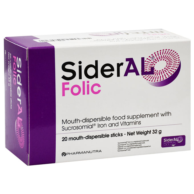 Sideral Folic 32gm/stick 20 Mouth Dispersible Sticks