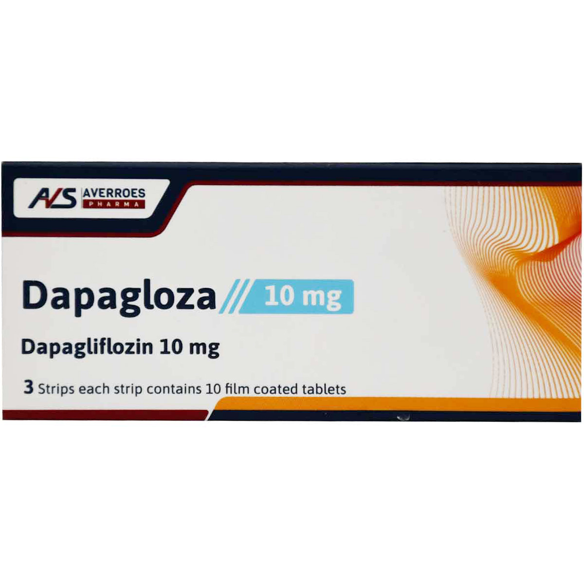 Dapagloza 10mg 30 Film Coated Tablets