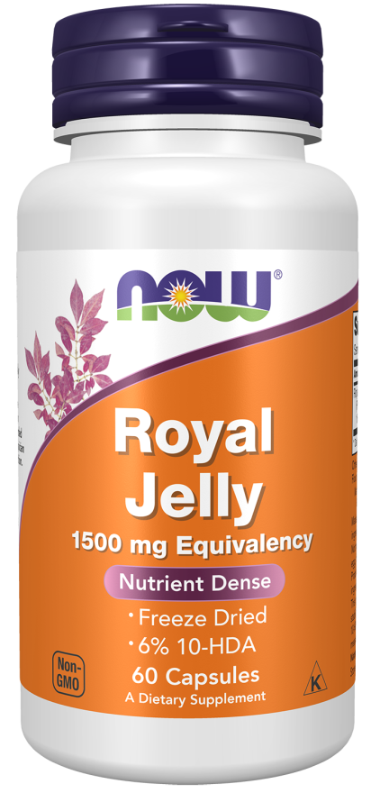 Now Royal Jelly 1500mg 60 Capsules