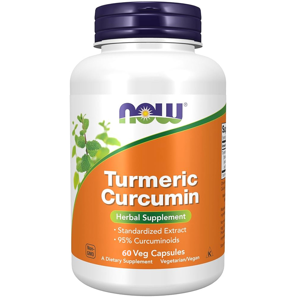 Now Turmeric Curcumin 60 Capsules