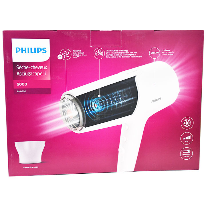 Philips Hair Dryer 5000 2100 Watt/Bhd500/00