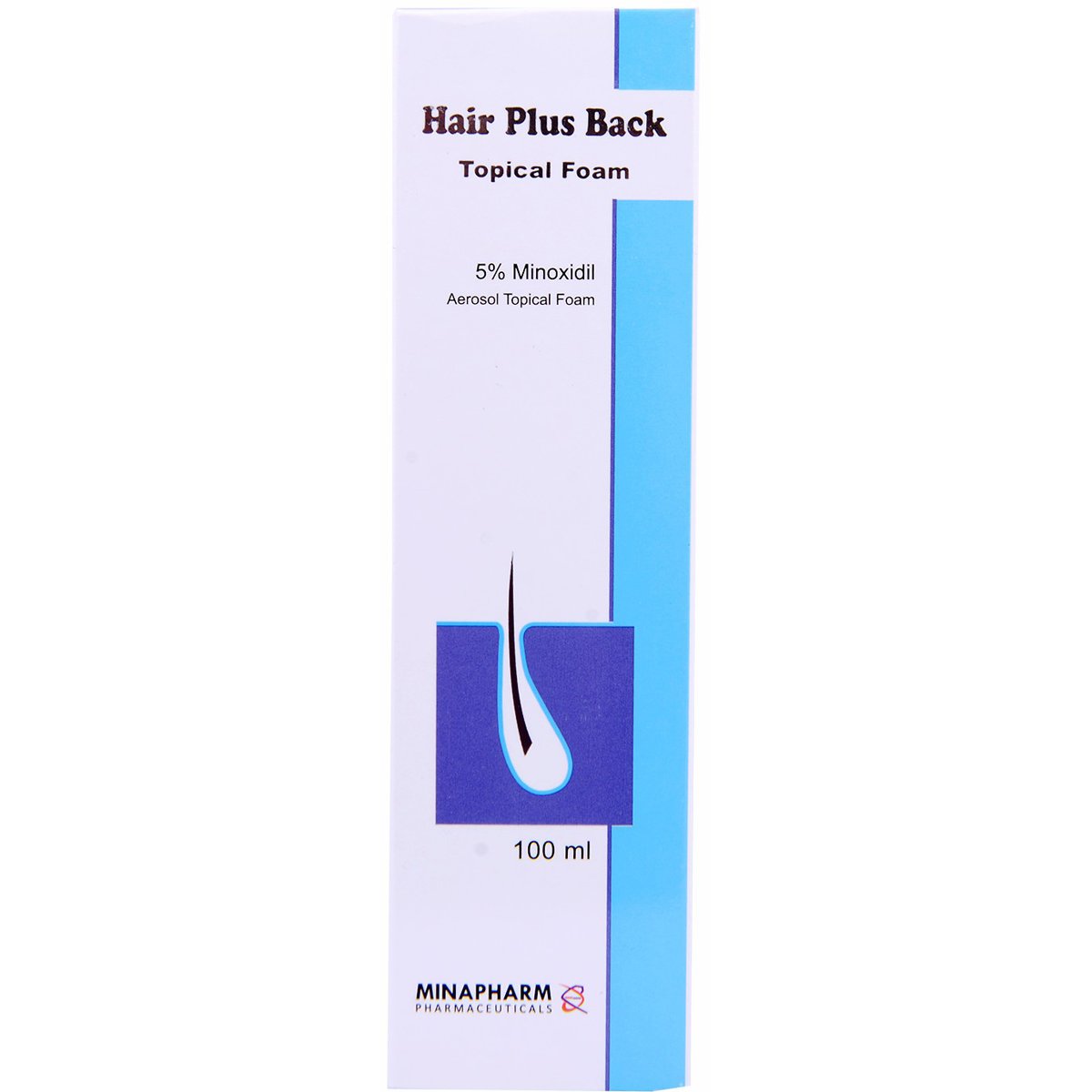 Hair Plus Back Minoxidil 5% (100mll) Topical Scalp Foam