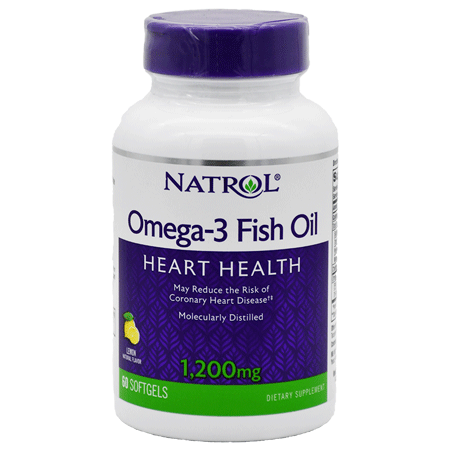 Natrol Omega 3 Fish Oil 1200mg 60 Capsule